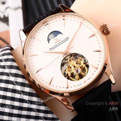 Fake Jaeger-LeCoultre Master Moonphase 41mm Watch Rose Gold